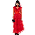 Lydia Costume For Women - Beetlejuice Vrouw Kostuum