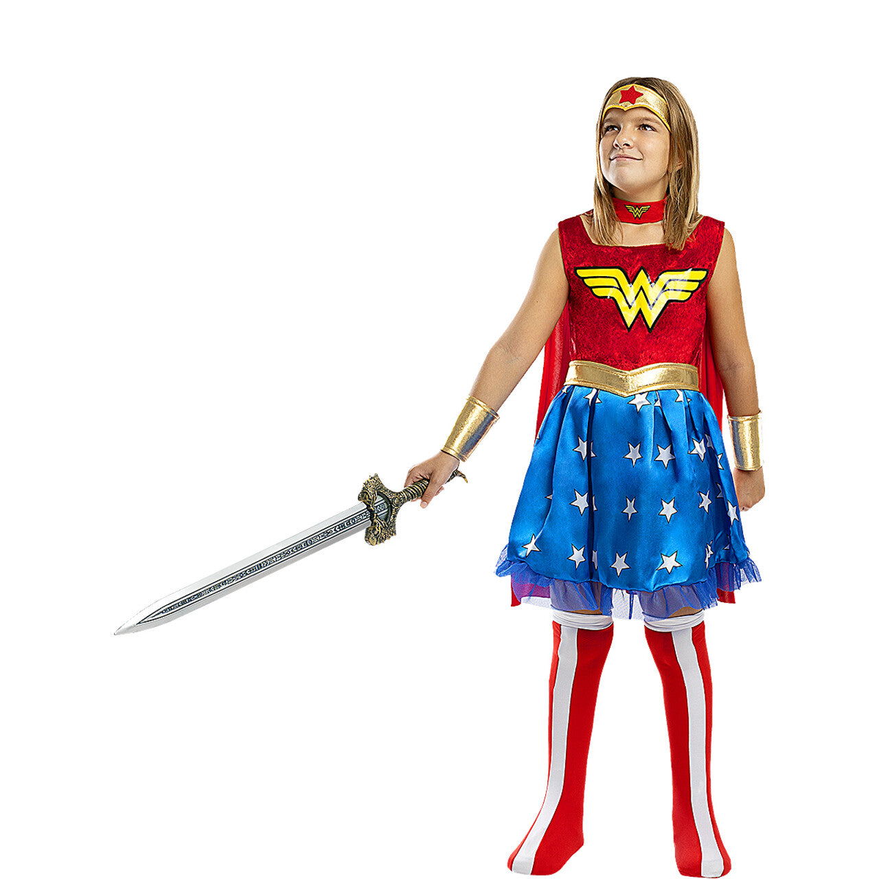 Op deze afbeelding zie je een Accessoires, van het merk Funidelia. Wonder Woman Zwaard Van Athena