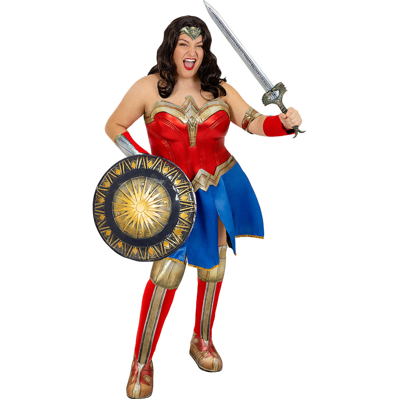 Op deze afbeelding zie je een Accessoires, van het merk Funidelia. Wonder Woman Zwaard Van Athena