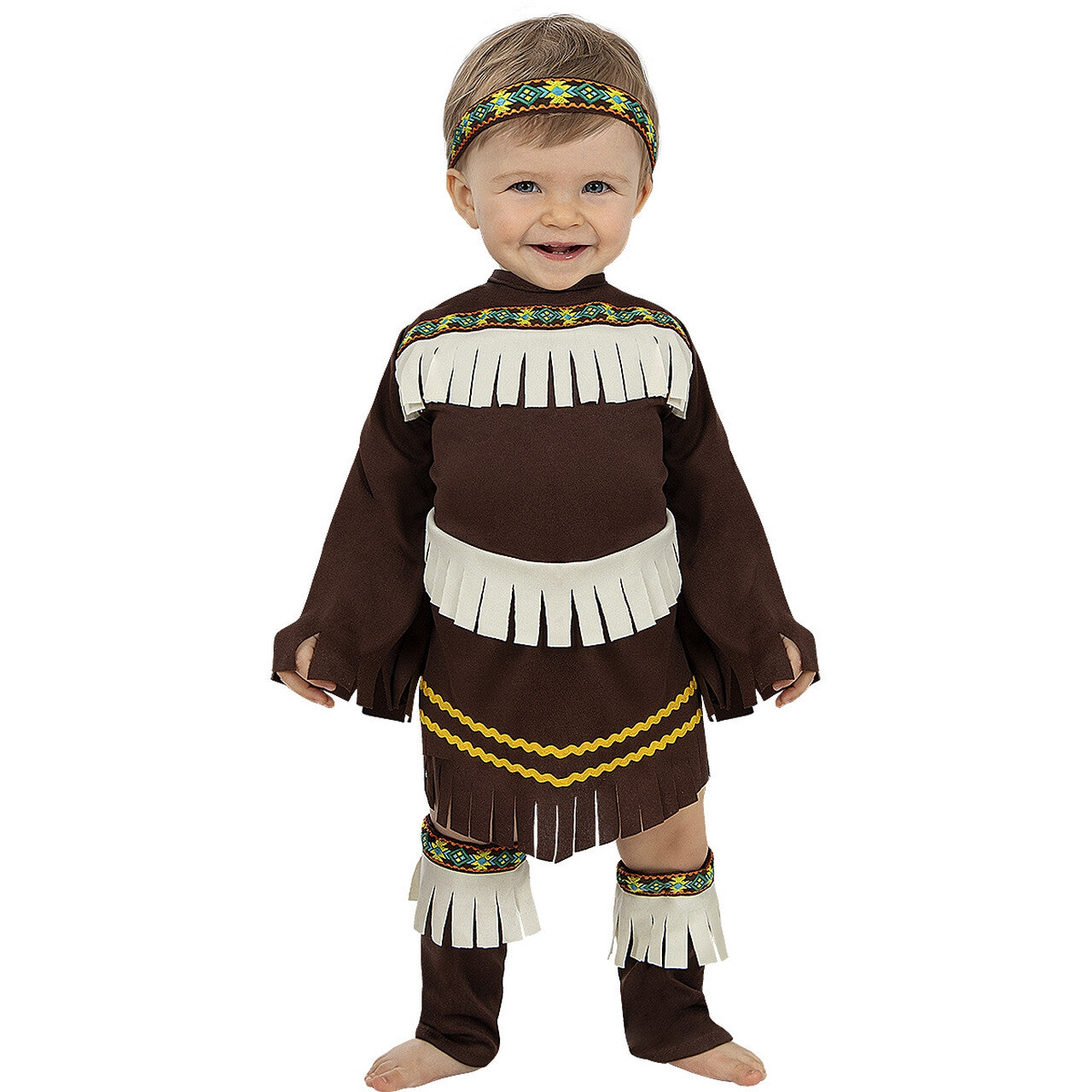 Op deze afbeelding zie je een Kostuums, van het merk Funidelia. Hiawatha Baby Indiaan Kind Kostuum