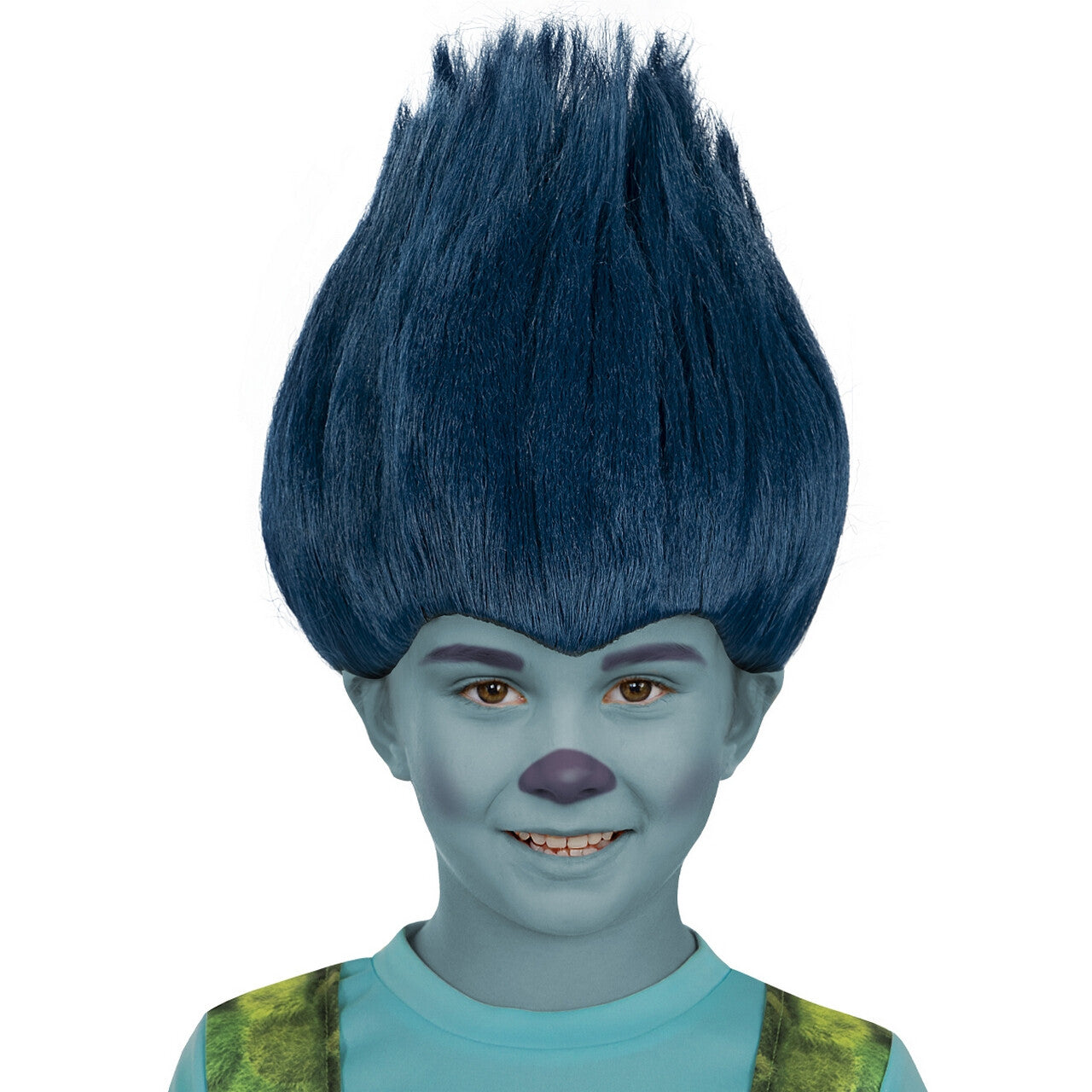 Op deze afbeelding zie je een Accessoires, van het merk Funidelia. Knoest Trolls 3 Pruik