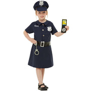 Op deze afbeelding zie je een Kostuums, van het merk Funidelia. Aardige Special Police Kind Meisje Kostuum