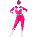 Roze Power Ranger Kim Second Skin Vrouw Kostuum