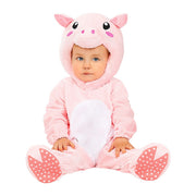 Op deze afbeelding zie je een Kostuums, van het merk Funidelia. Baby Biggetje Onesie Kind Kostuum