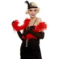 Boa à Plumes Rouge 180 Cm
