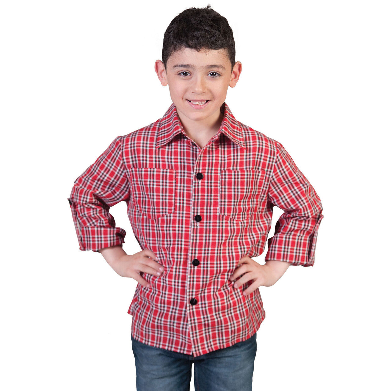 Op deze afbeelding zie je een Kostuums, van het merk Funny Fashion. Ranger Cowboy Shirt Jongen