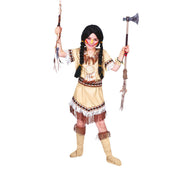 Op deze afbeelding zie je een Kostuums, van het merk Funny Fashion. Sioux Sunrise Meisje Kostuum