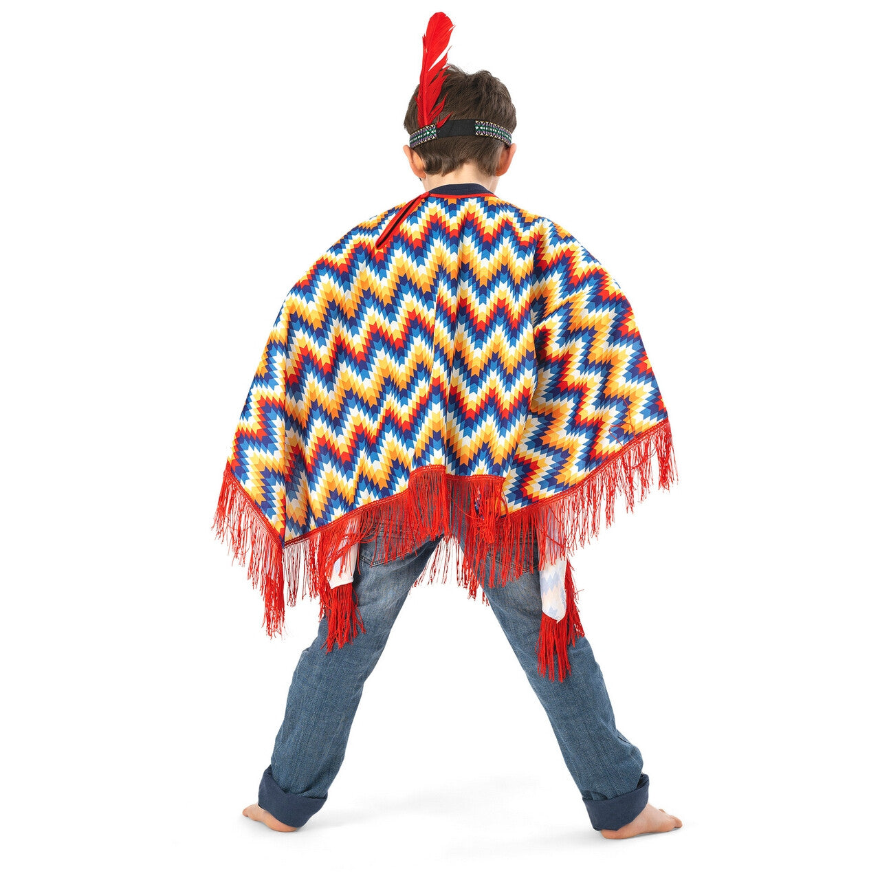 Op deze afbeelding zie je een Kostuums, van het merk Funny Fashion. Poncho Carlos Carlito Kind
