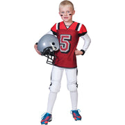 Op deze afbeelding zie je een Kostuums, van het merk Funny Fashion. American Football Highschool Quarterback Jongen Kostuum