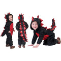 Gentil Petit Dragon Rouge Et Noir Costume