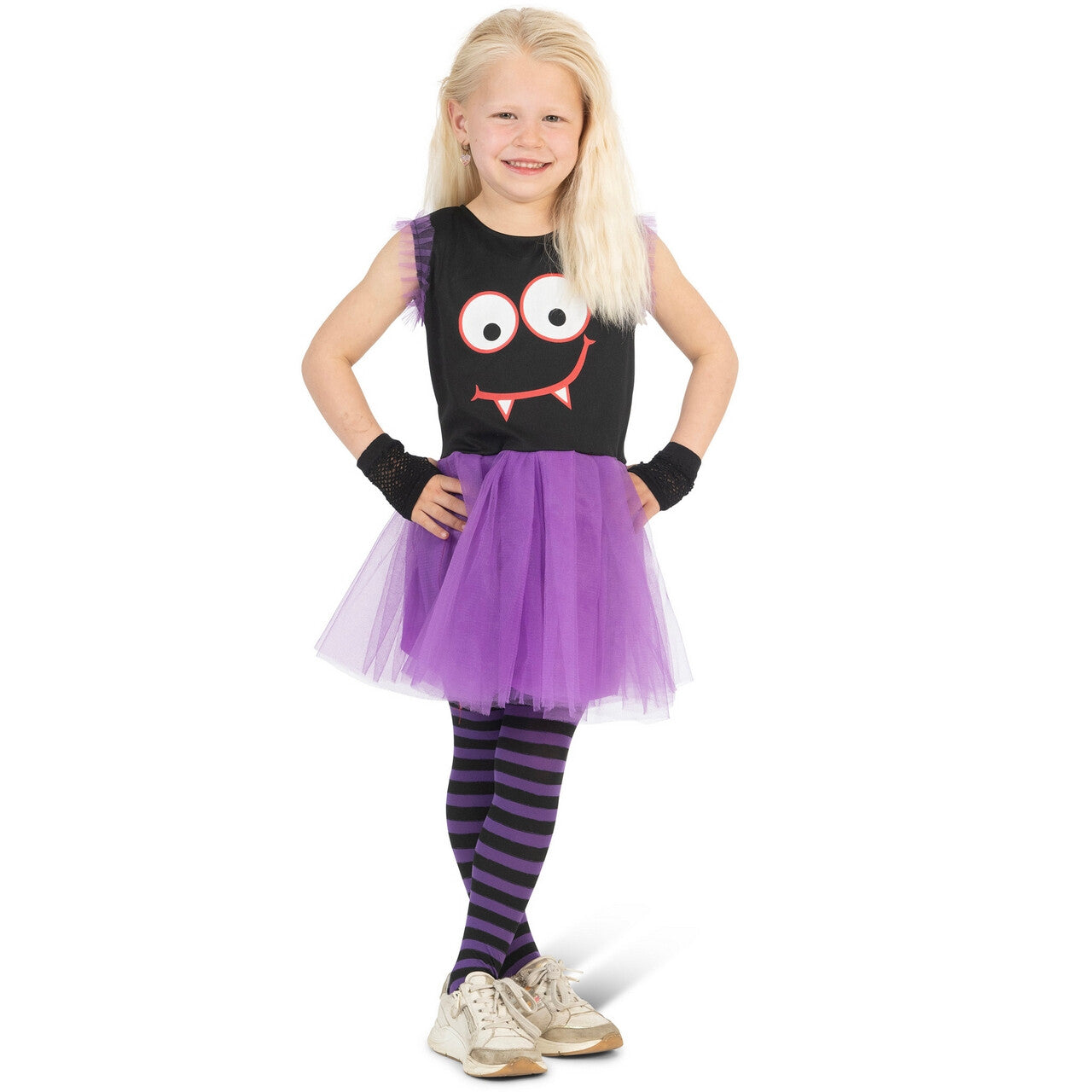 Op deze afbeelding zie je een Kostuums, van het merk Funny Fashion. Monsterschattige Mila Meisje Kostuum