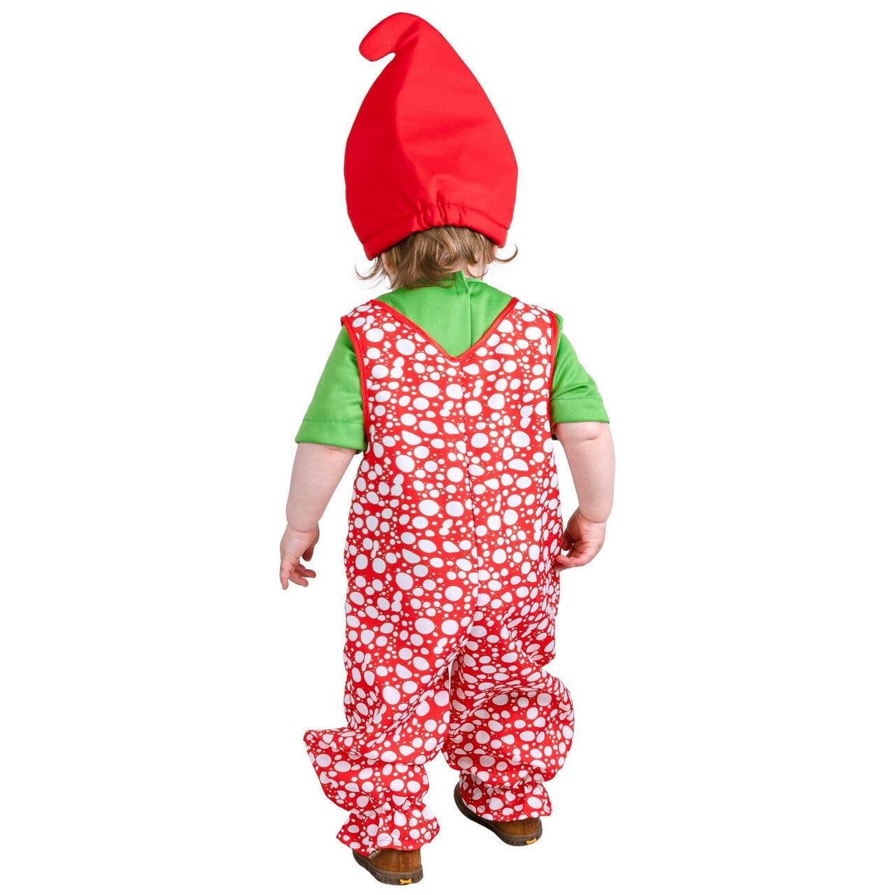Op deze afbeelding zie je een Kostuums, van het merk Funny Fashion. Paddenstoel Kabouter Spillebeen Kind Kostuum
