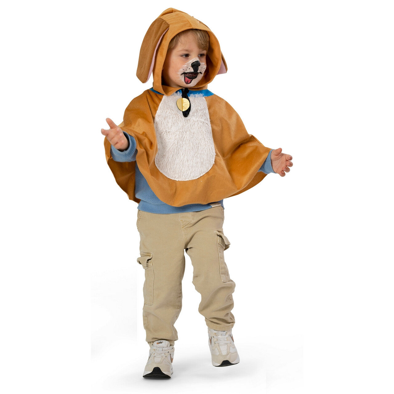 Op deze afbeelding zie je een Kostuums, van het merk Funny Fashion. Dodgy De Blije Jonge Hond Kind