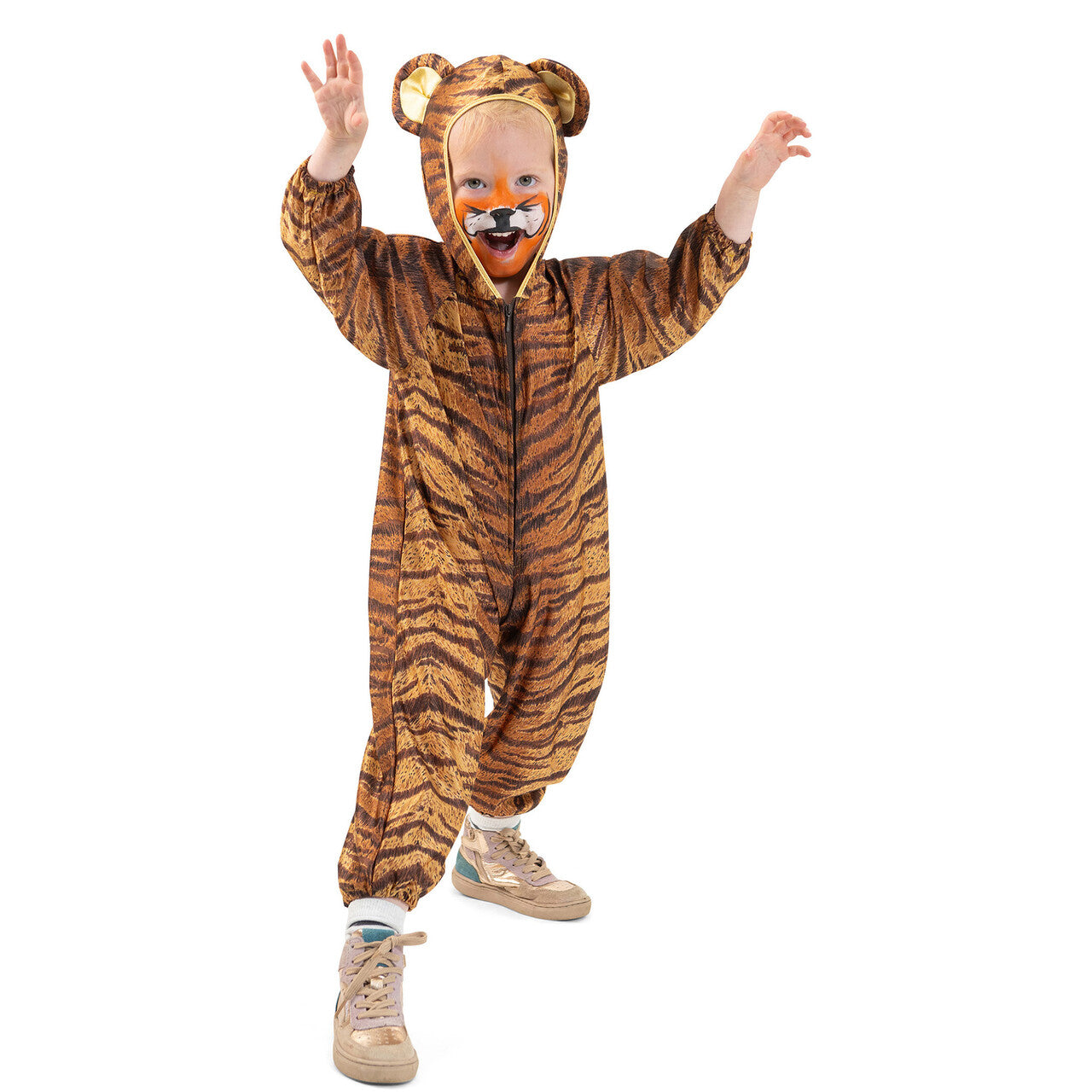 Op deze afbeelding zie je een Kostuums, van het merk Funny Fashion. Snuffel De Tijger Kind Kostuum