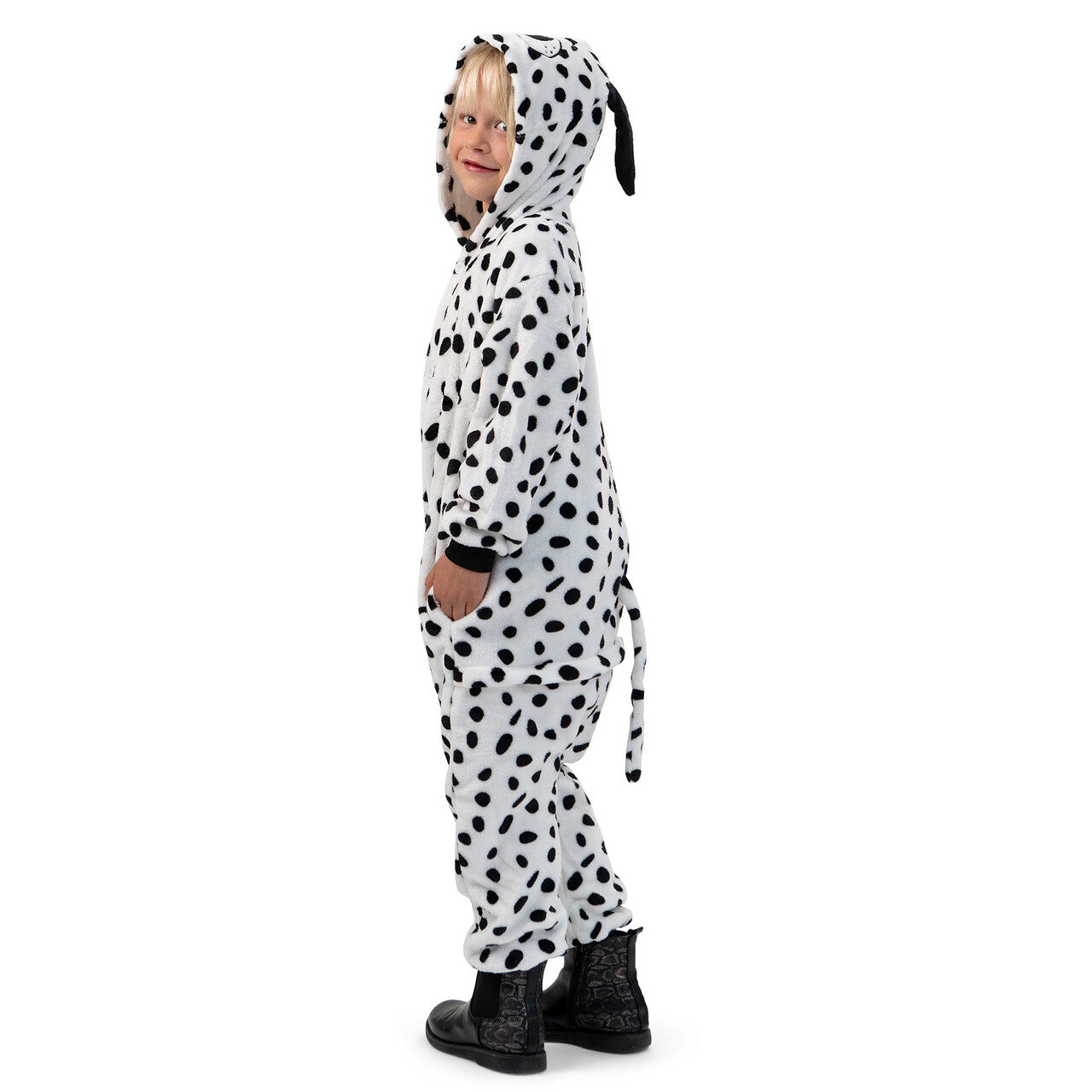 Op deze afbeelding zie je een Kostuums, van het merk Funny Fashion. 1 Van De 100 Dalmatiers Kind Kostuum