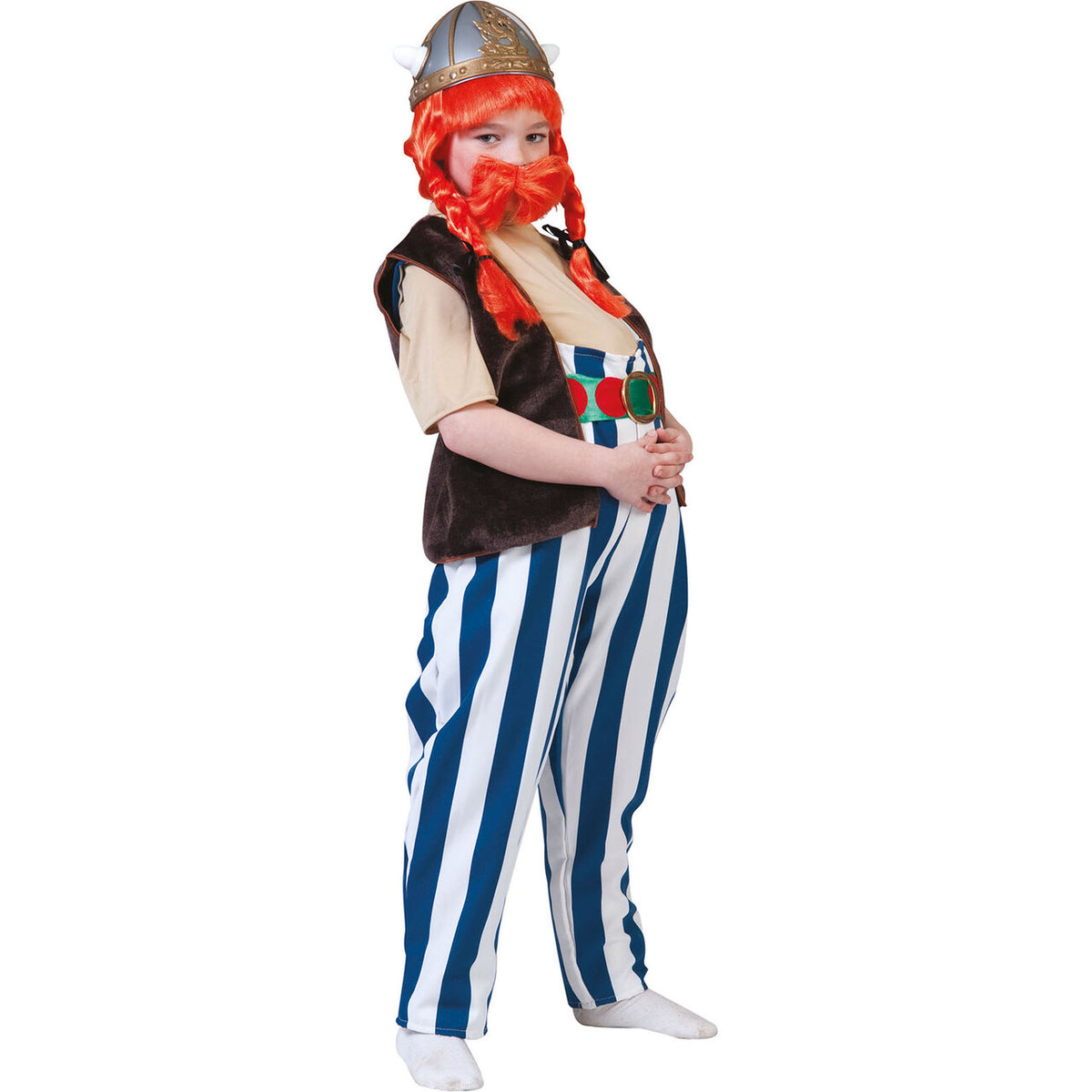 Op deze afbeelding zie je een Kostuums, van het merk Funny Fashion. Obelix De Gallier Jongen Kostuum
