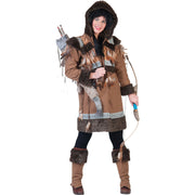 Op deze afbeelding zie je een Kostuums, van het merk Funny Fashion. Eskimo Nalu Vrouw Kostuum