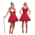 Rotes Raum Dirndl Vrouw Kostuum