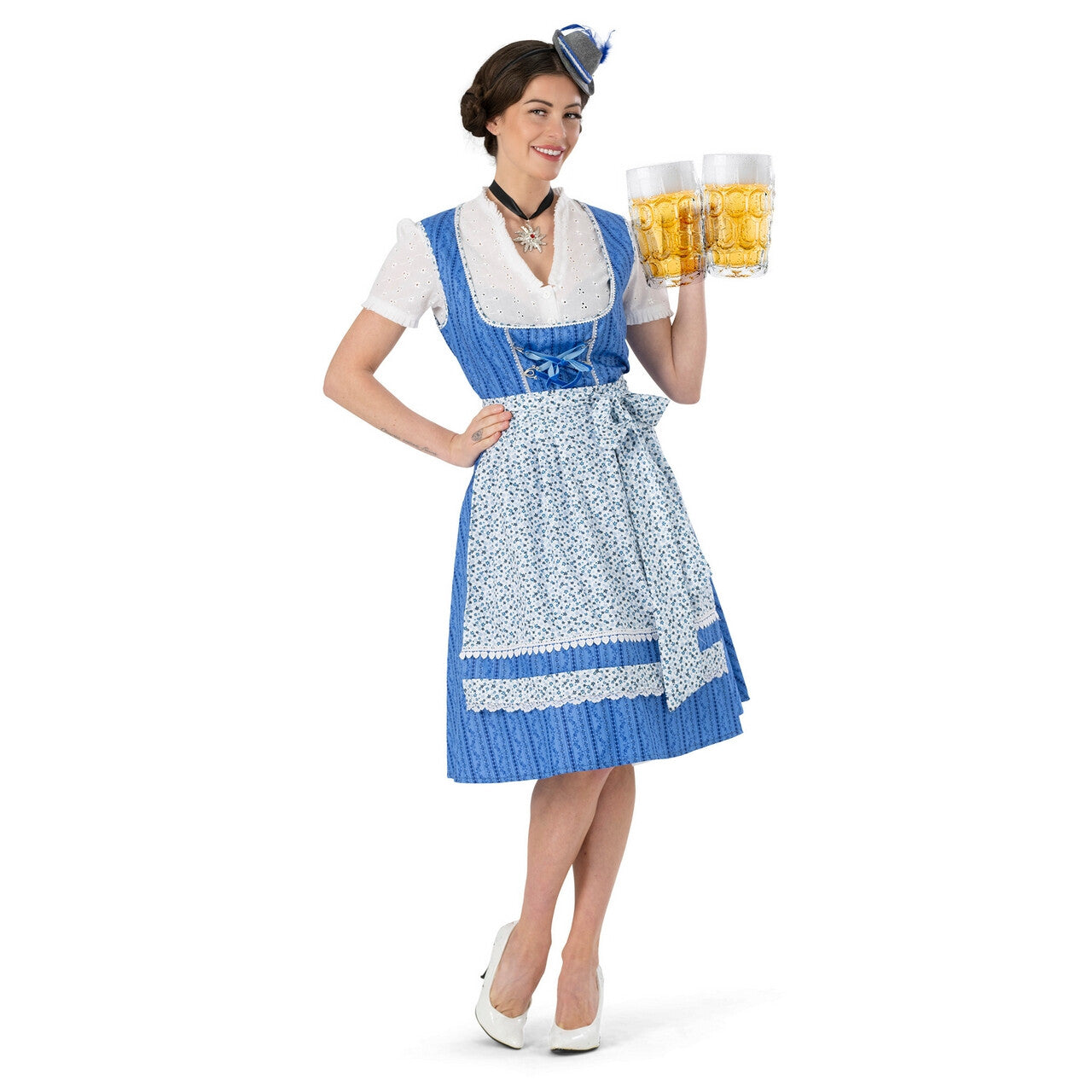 Op deze afbeelding zie je een Kostuums, van het merk Funny Fashion. Duits Bierplezier Heike Vrouw Kostuum