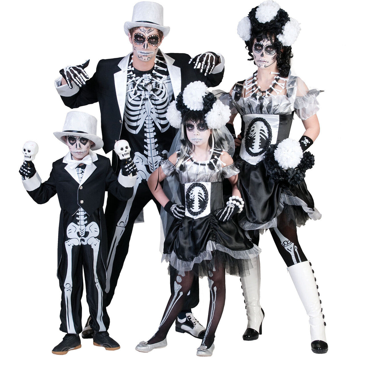 Op deze afbeelding zie je een Kostuums, van het merk Funny Fashion. Bonny Skulla Vrouw Kostuum