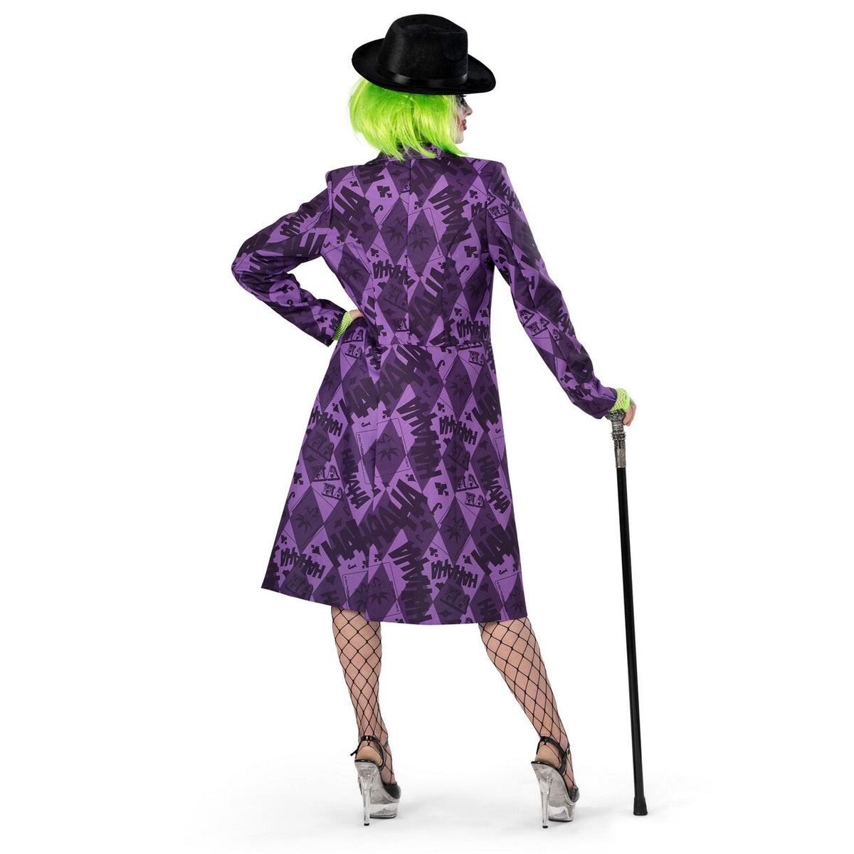 Op deze afbeelding zie je een Kostuums, van het merk Funny Fashion. Haha Joker Jessy Vrouw