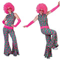 Disco-Punkte Jumpsuit Damenkostüm