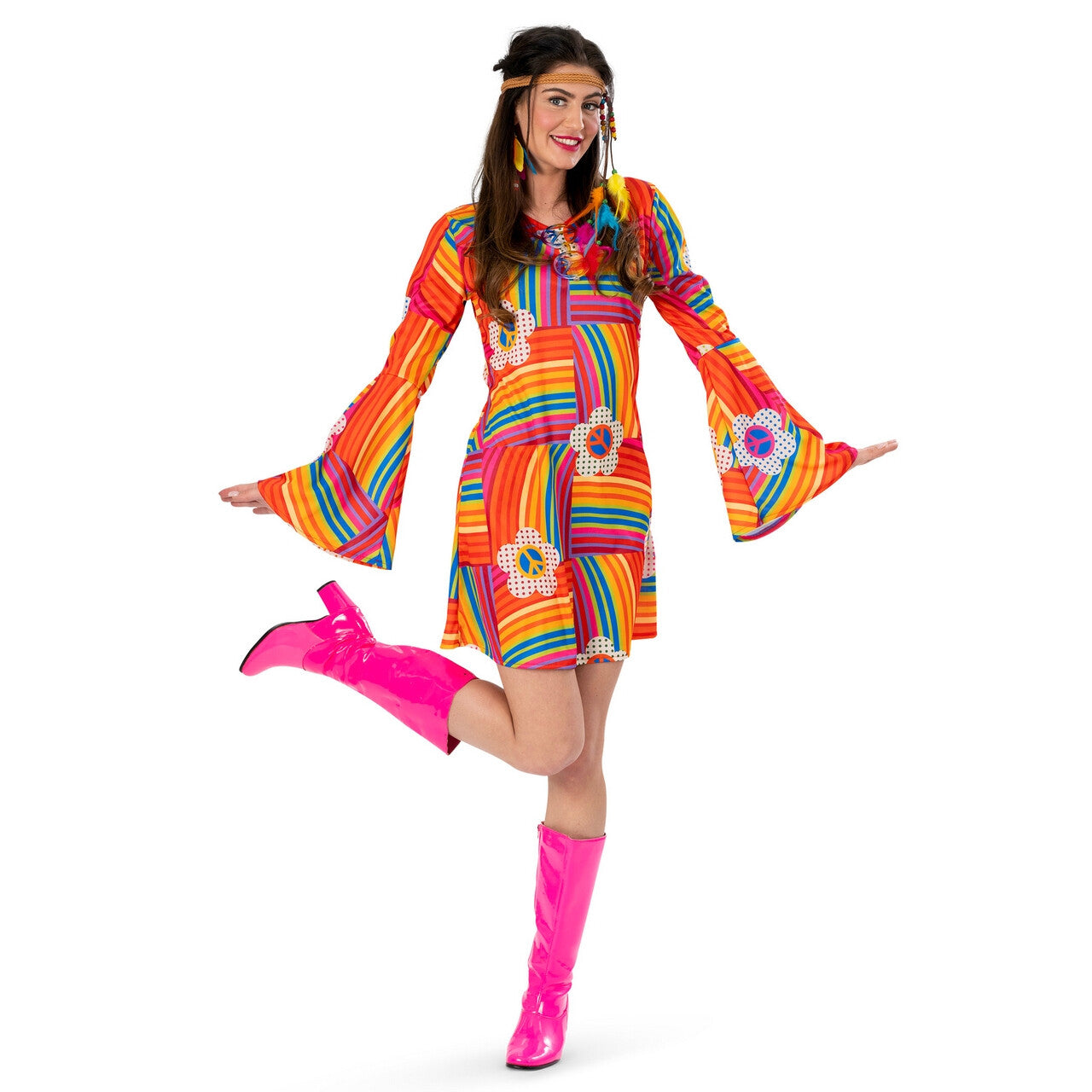 Op deze afbeelding zie je een Kostuums, van het merk Funny Fashion. Sjanel Dress Vrouw