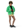 Kikker Groene Fluffy Jas Vrouw
