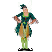 Op deze afbeelding zie je een Kostuums, van het merk Funny Fashion. Willow Woman Elf Vrouw Kostuum
