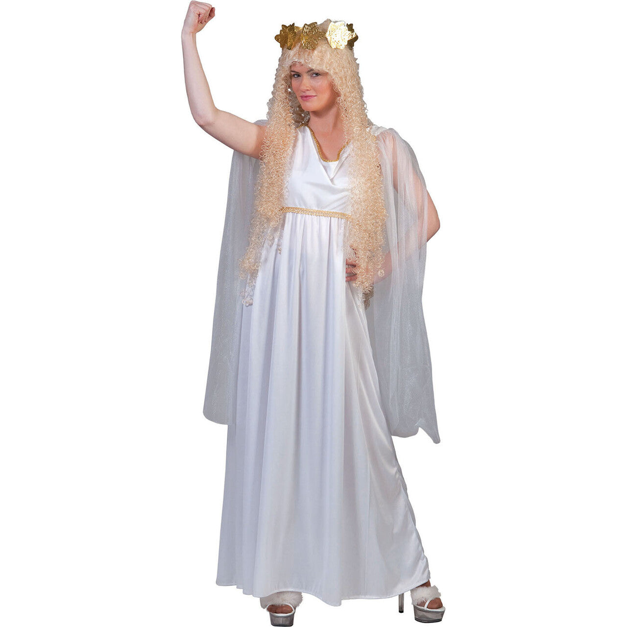Op deze afbeelding zie je een Kostuums, van het merk Funny Fashion. Engel Uit De Hemel Vrouw Kostuum