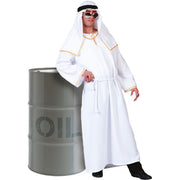 Op deze afbeelding zie je een Kostuums, van het merk Funny Fashion. Sjeik El Olievat Man Kostuum