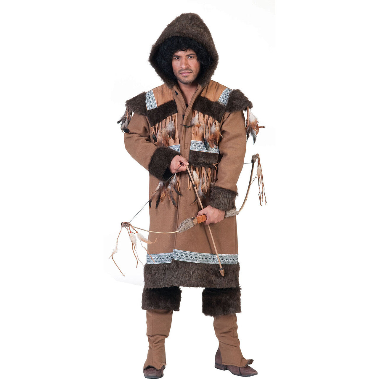 Op deze afbeelding zie je een Kostuums, van het merk Funny Fashion. Eskimo Nalu Man Kostuum