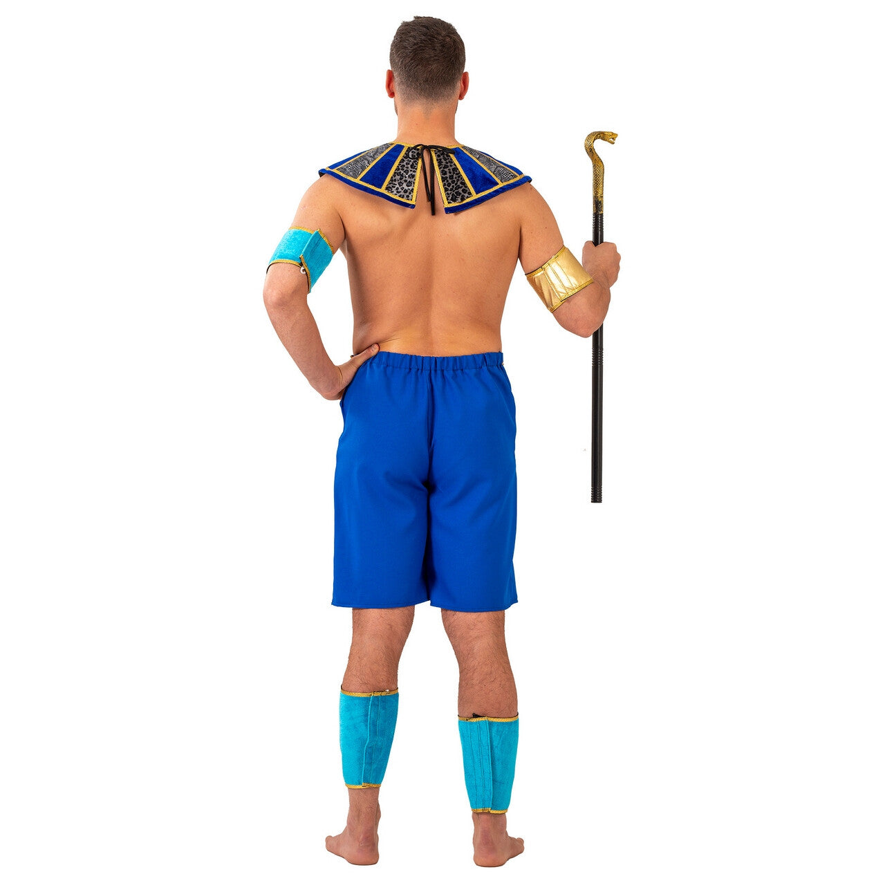 Op deze afbeelding zie je een Kostuums, van het merk Funny Fashion. Egyptische Koning Maya Man Kostuum