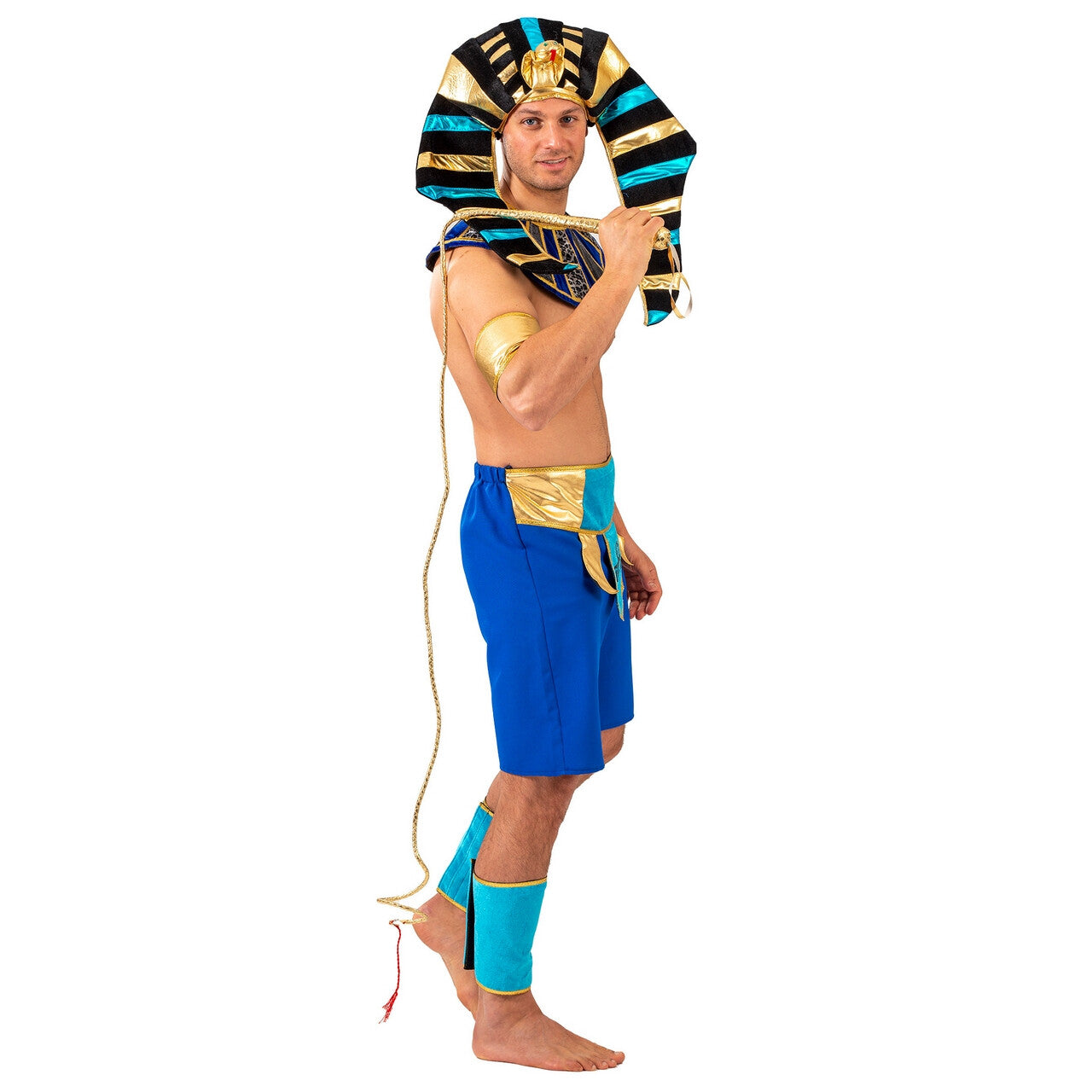 Op deze afbeelding zie je een Kostuums, van het merk Funny Fashion. Egyptische Koning Maya Man Kostuum