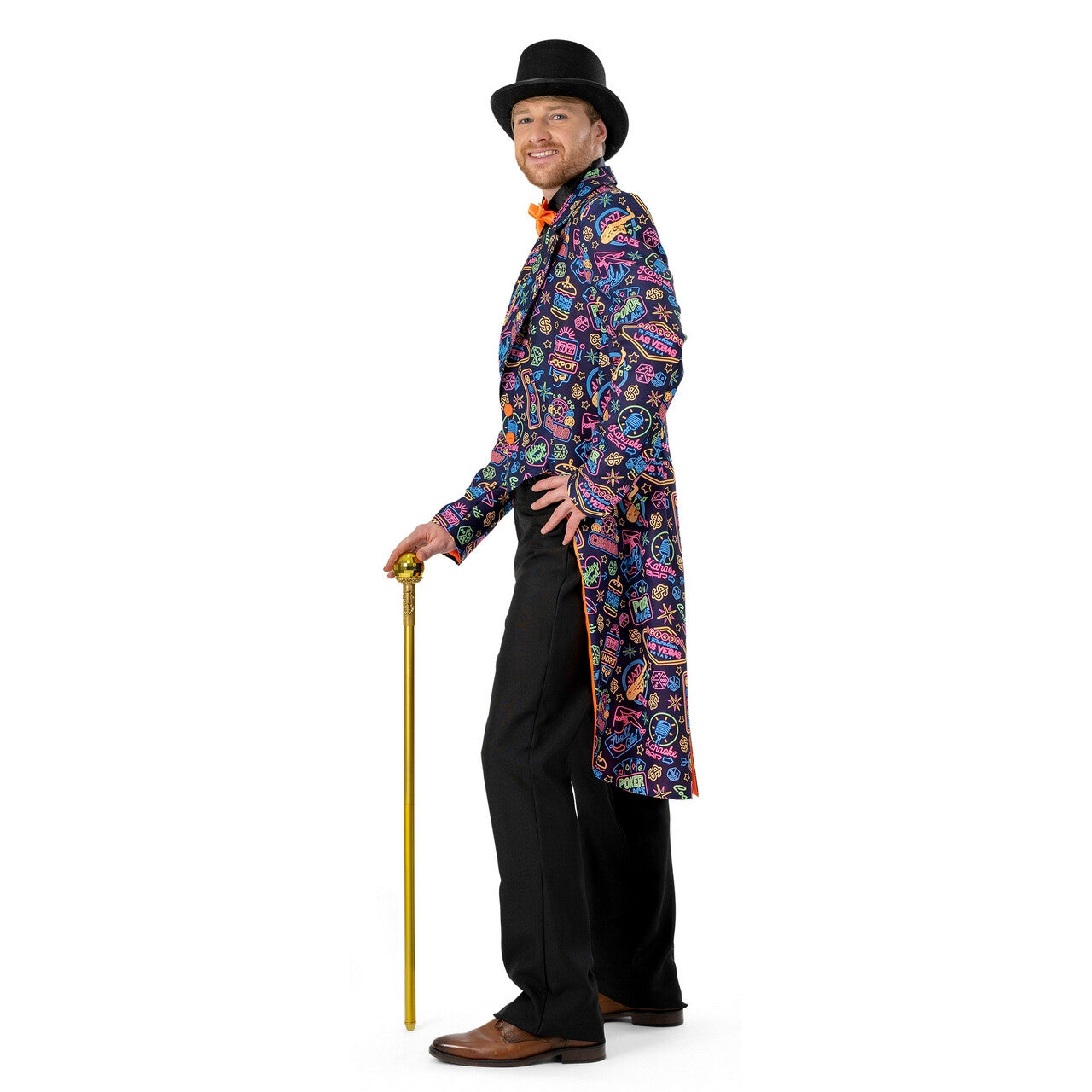Op deze afbeelding zie je een Kostuums, van het merk Funny Fashion. Las Vegas Casino Ready John Cash Man
