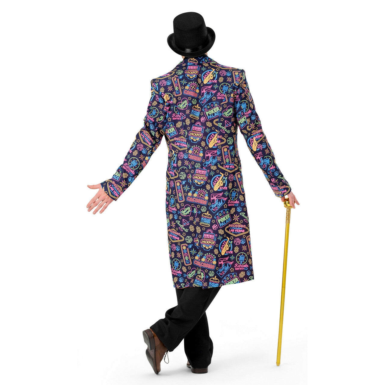 Op deze afbeelding zie je een Kostuums, van het merk Funny Fashion. Las Vegas Casino Ready John Cash Man