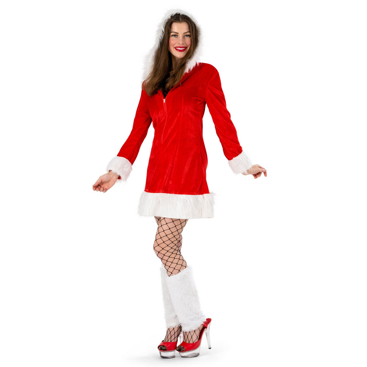 Op deze afbeelding zie je een Kostuums, van het merk Funny Fashion. Santa Lady Samira Vrouw Kostuum