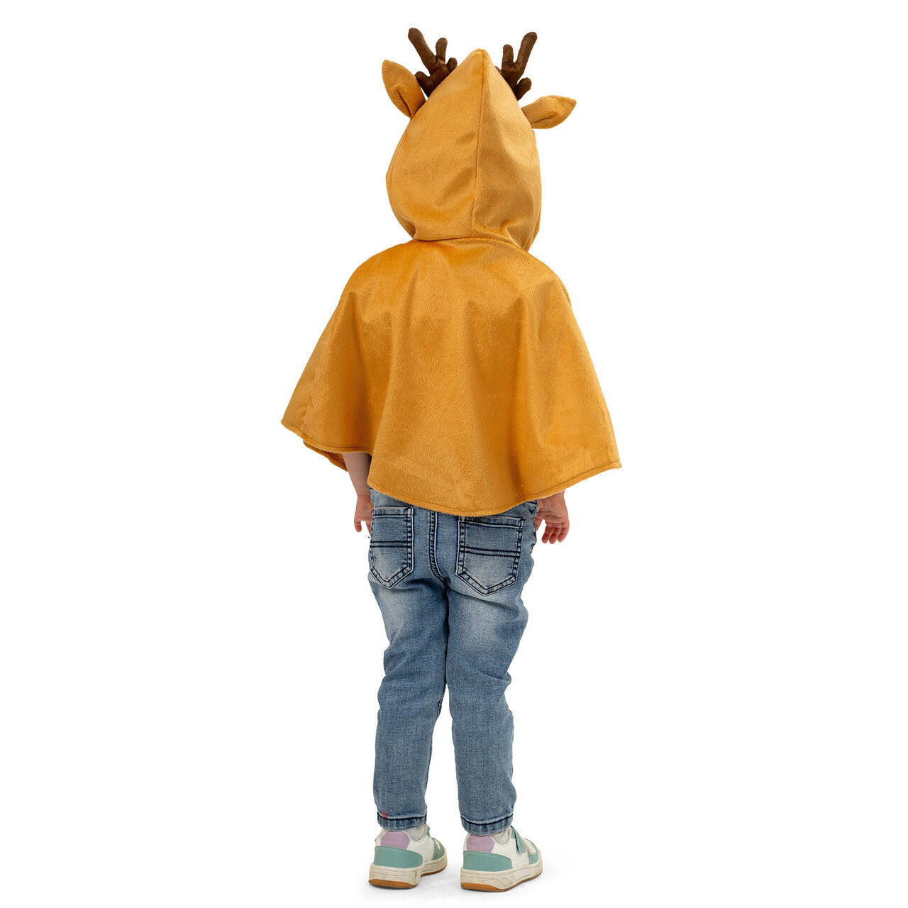 Op deze afbeelding zie je een Kostuums, van het merk Funny Fashion. Ruud Het Rendier Cape Kind