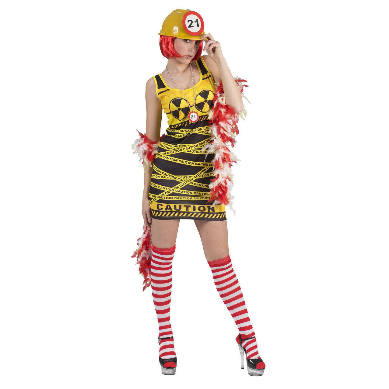 Op deze afbeelding zie je een Kostuums, van het merk Funny Fashion. Biohazard Dame Vrouw Kostuum