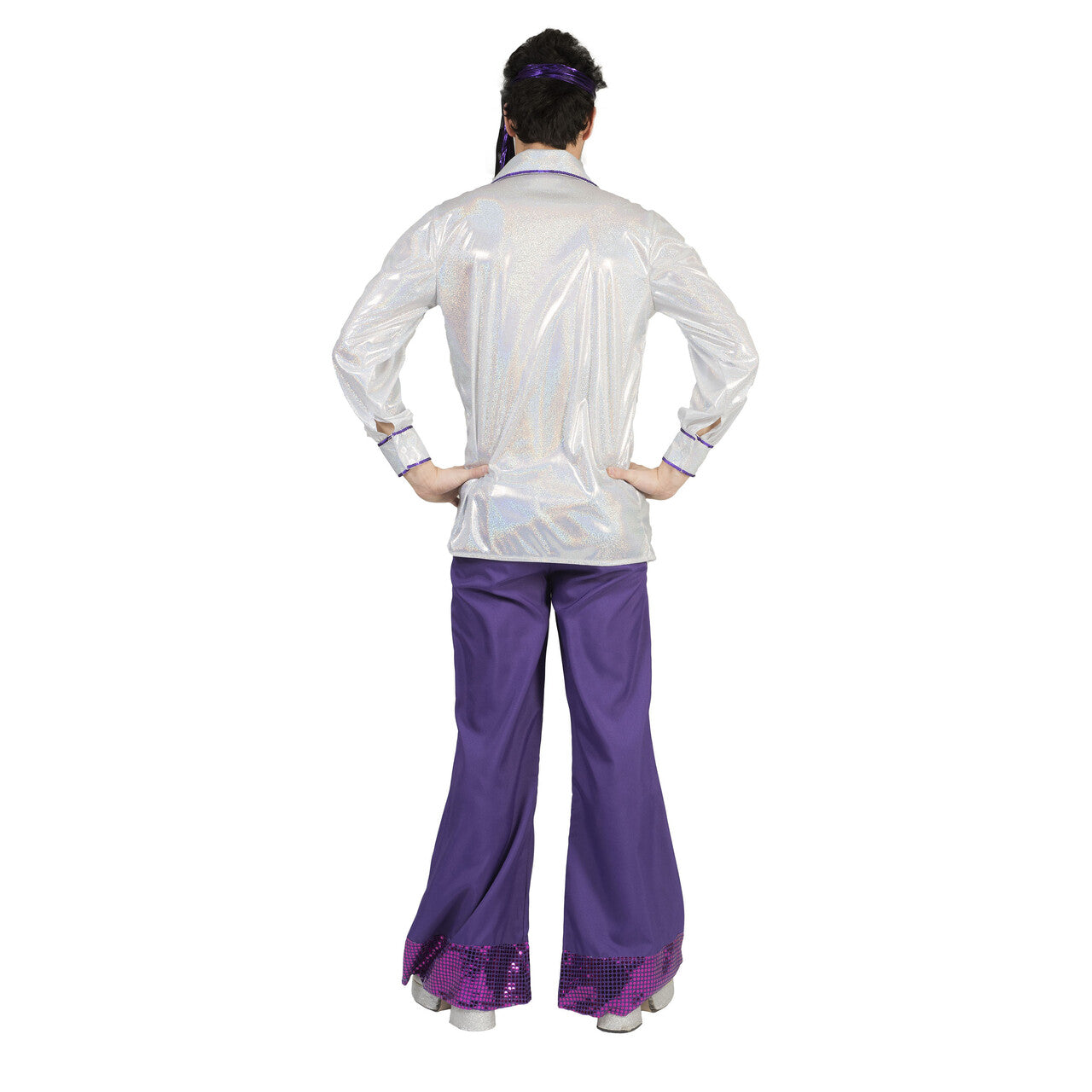 Op deze afbeelding zie je een Kostuums, van het merk Funny Fashion. Jaren 70 Sammy Shirt Man