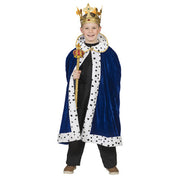 Op deze afbeelding zie je een Kostuums, van het merk Funny Fashion. Blauwe Mantel Koning William Jongen