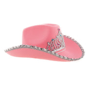 Op deze afbeelding zie je een Accessoires, van het merk Funny Fashion. Cowgirl Hoed Sue Roze