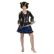 Op deze afbeelding zie je een Kostuums, van het merk Funny Fashion. Stoutmoedige Pirate Pieternella Hein Vrouw Kostuum