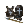 Ensemble De Chevalier Courageux 4 Pièces Bronze
