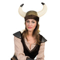 Mächtiger Wikingerhelm Mit Zöpfen