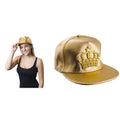 Casquette De Baseball Avec Couronne Dorée