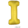 Folie Ballon Letter I Goud XL 102cm (Leeg)