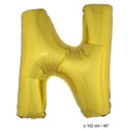 Folie Ballon Letter N Goud XL 102cm (Leeg)