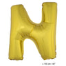 Folie Ballon Letter N Goud XL 102cm (Leeg)