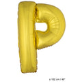 Ballon Lettre P Or XL 102 Cm